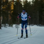 Langrennsutøver trener i sone 2 — 80% av treningstiden i 80/20-modellen