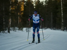 Langrennsutøver trener i sone 2 — 80% av treningstiden i 80/20-modellen