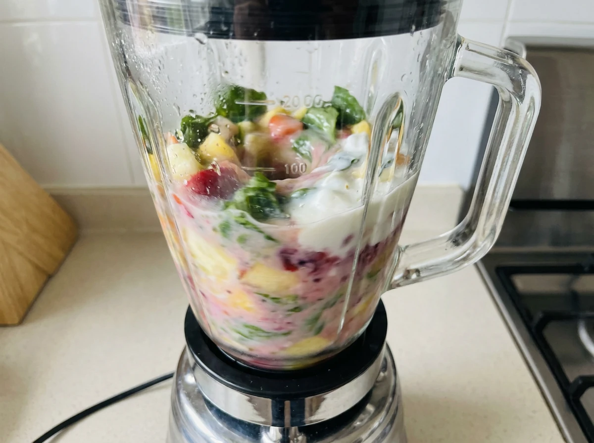Smoothien mikses jevn og kremet