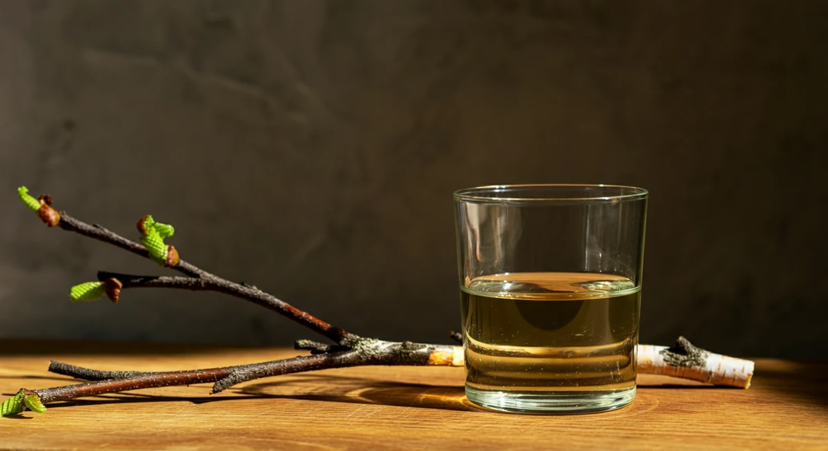 Bjørkesaft — tradisjonell vårdrikk med mineraler og betulin