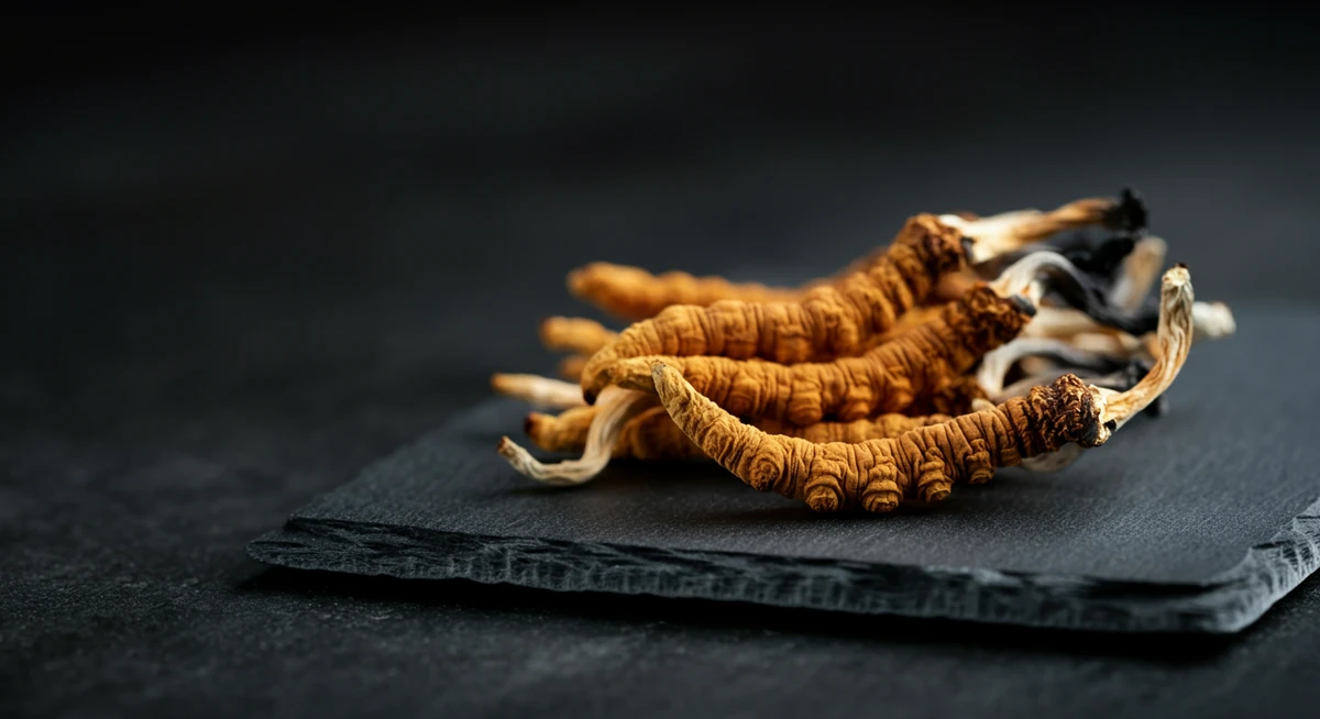 Tørkede cordyceps-sopper (Ophiocordyceps sinensis) for utholdenhetsstøtte