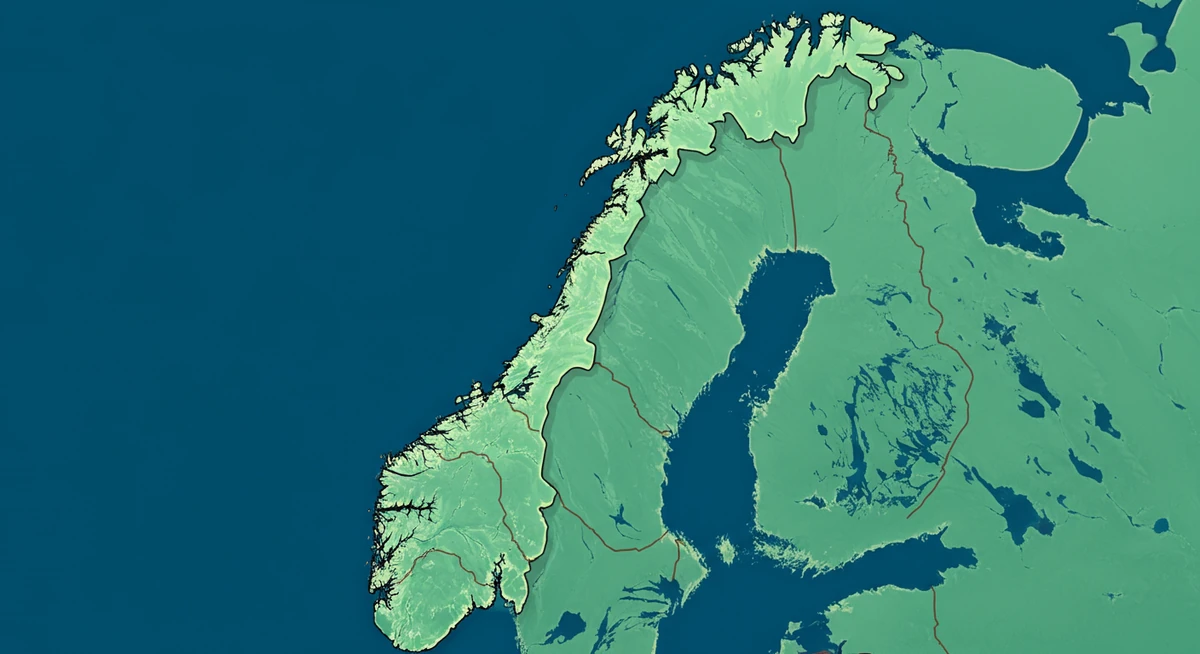 Norgeskart med variasjon i drikkevannets mineralinnhold