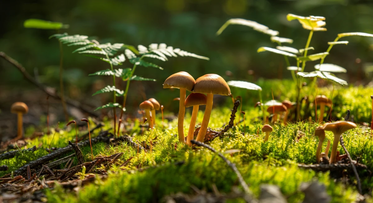 Skogsbunn — bakterieflora og fytoncider som luftbårne forbindelser