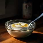Hjemmelaget tykk yoghurt med honning