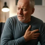 Mann over 60 kjenner mild brystubehag — mulig tidlig hjerteinfarkt-tegn