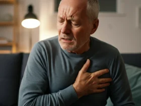 Mann over 60 kjenner mild brystubehag — mulig tidlig hjerteinfarkt-tegn