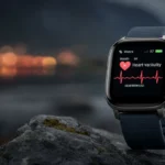 Smartklokke som viser HRV-data i norsk utemiljø