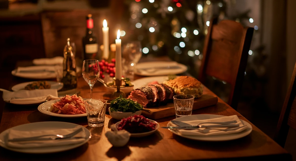 Norsk julematen — ribbe, pinnekjøtt og kålrabistappe på julebord