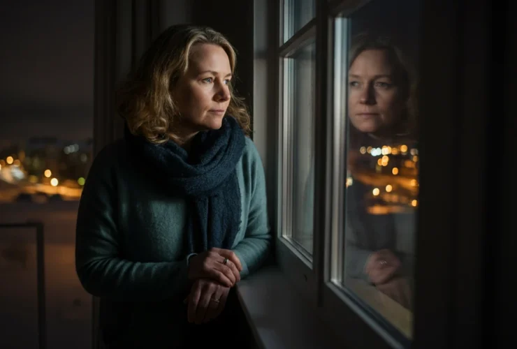 Kvinne i 40-årene i norsk mørketid — D-vitamin-bildet er ikke det fastlegen forteller
