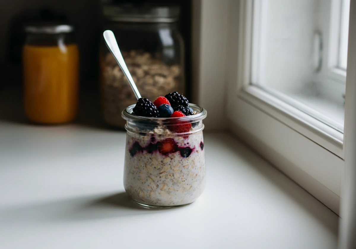 overnight oats oppskrift