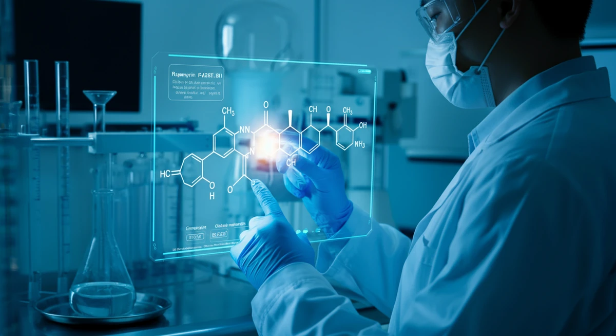 Forsker studerer rapamycin-molekylet — mTOR-hemmer i longevity-forskning