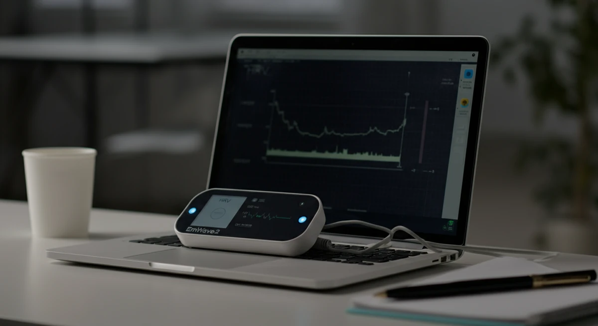 EmWave2 HRV-biofeedback enhet for resonant frequency breathing