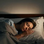 Kvinne sover dypt — hormoner styrer søvnkvalitet gjennom syklusen