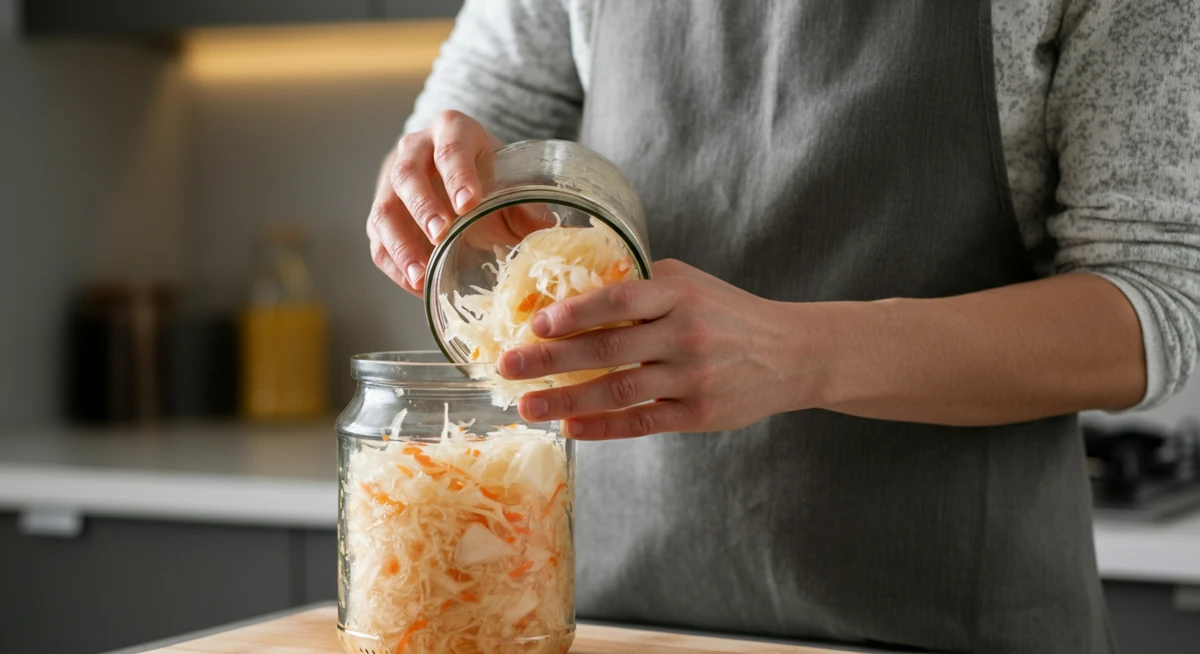 Hjemmelaget surkål — billig kilde til levende kulturer