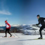Kontrast mellom rolig langrenn Zone 2 trening og intens HIIT sprint i norsk vinter
