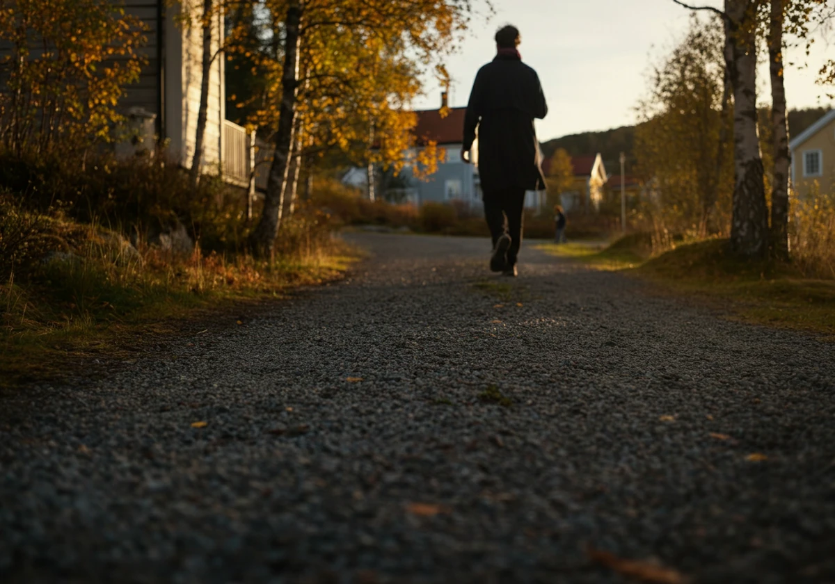 En rolig kveldstur etter middag som hjelper fordøyelsen og mot oppblåst mage