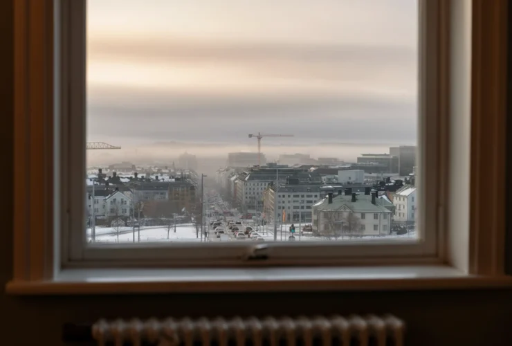 Vinterdis over Oslo illustrerer debatten om oslo luft eller bergen luft