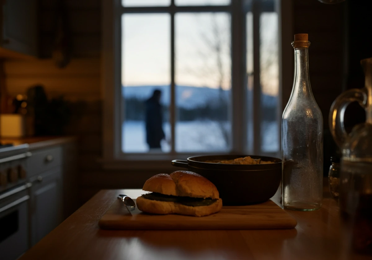 Person på rolig kveldstur fredag kort tid etter tacomiddagen